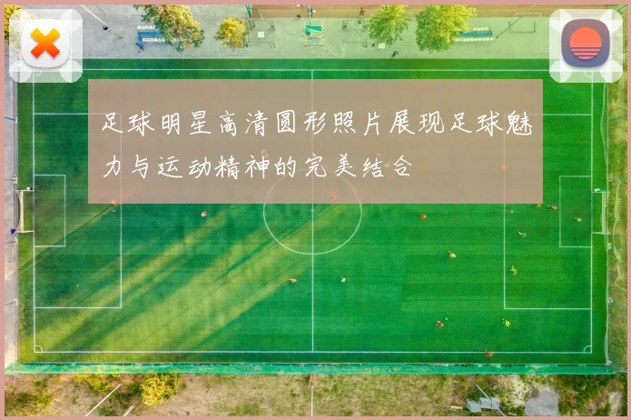 足球明星高清圆形照片展现足球魅力与运动精神的完美结合